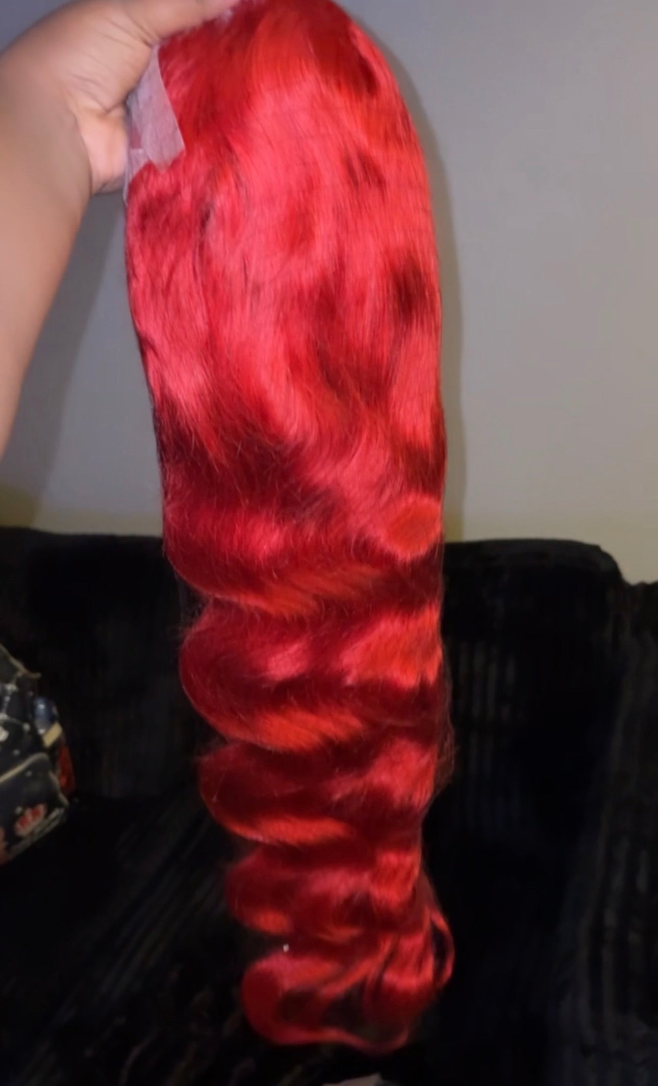Hot red body wave unit